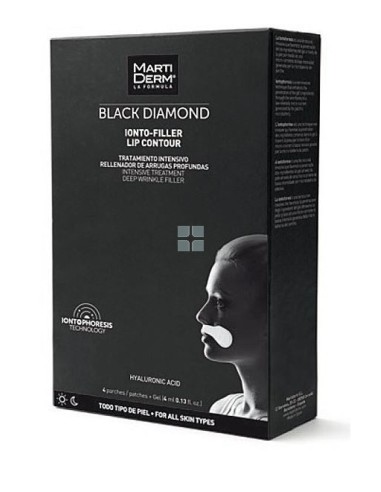Martiderm Black Diamond Lonto-Lift Parches Contorno Labio+Gel