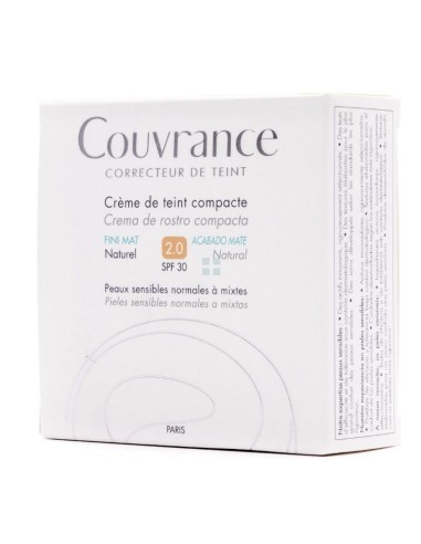 Avene Couvrance Crema Compacta Oil-Free Natural 10 G