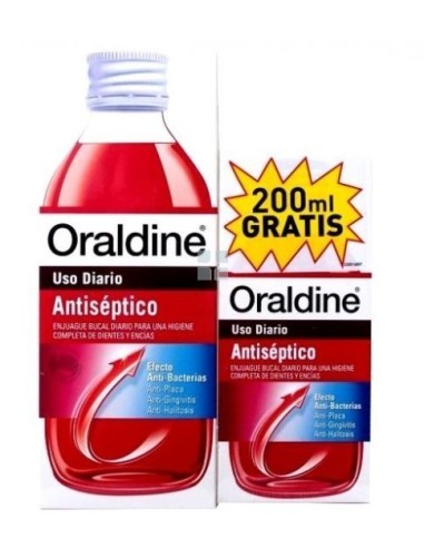 Oraldine Antiseptico Pack Uso Diario 400 ml +200 ml gratis