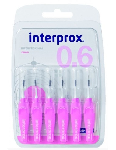 Interprox Cepillo Dental Interproximal Nano 6 uds