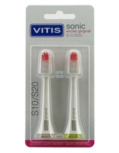 Vitis Recambio Cepillo Dental Electrico Sonic S10/S20 2 uds
