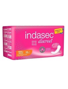 Indasec Discreet Maxi 15 Compresas