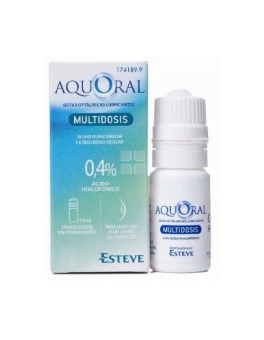 Aquoral Gotas Otalmicas Multidosis 10 ml