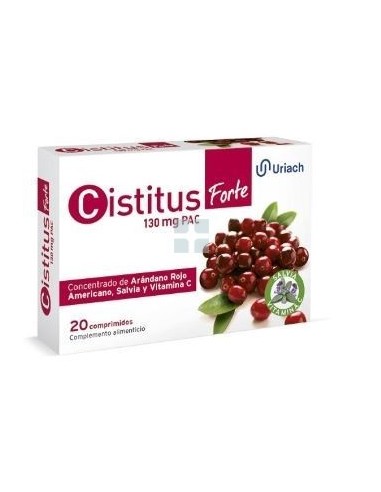 Cistitus Forte Comprimidos 130 mg Pacs 20 Comprimidos