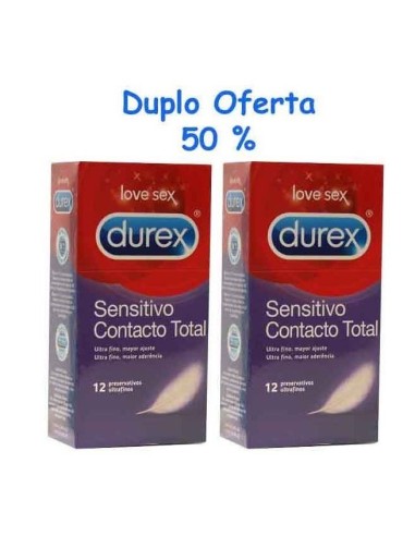 Duplo Durex Sens Total 12 uds