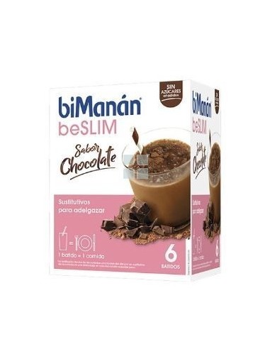Bimanan Beslim Batido Chocolate 6 Sobres