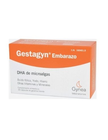 Gestagyn Microalgas Embarazo 30 cápsulas