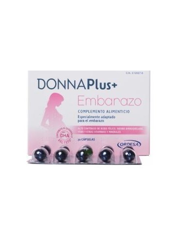 Comprar Donna Plus Embarazo 30 Perlas - Parafarmacia Campoamor
