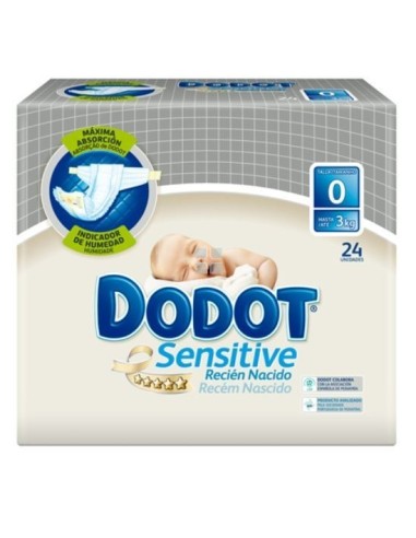 Dodot Sensitive Protection Plus Recien Nacido 24 uds
