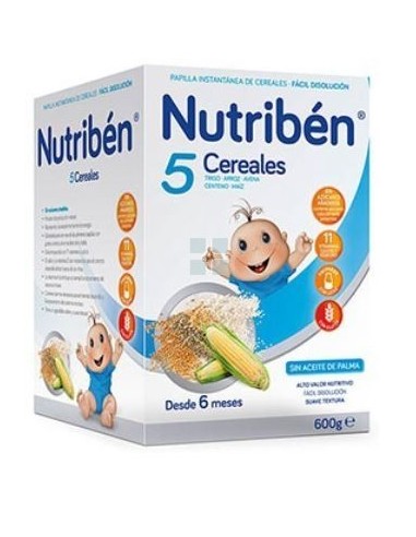 Nutriben Papilla 5 Cereales 600 gr