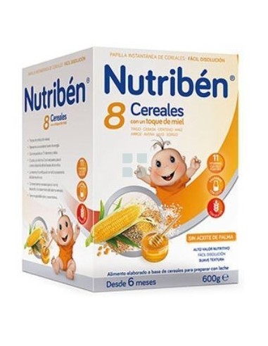 Nutriben Papilla 8 Cereales Miel 600 G