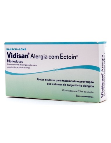 Vidisan Alergia con Ectoina 20 Monodosis x 0.5 ml