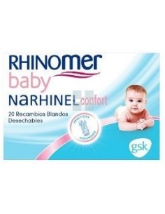 Rhinomer Baby Narhinel Confort 20 Recambios Desechables