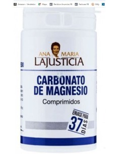 Ana Maria Lajusticia Carbonato de Magnesio 75 Comprimidos