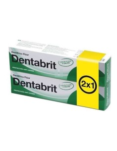 Dentabrit Pasta Dental Fluor Pack 2 x 1 75 ml