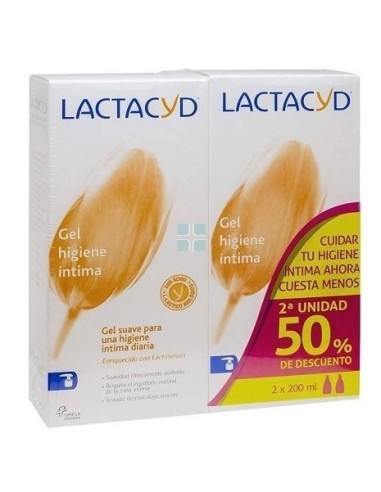 Lactacyd Duplo Gel Higiene Intima Uso Diario 2 x 200 ml