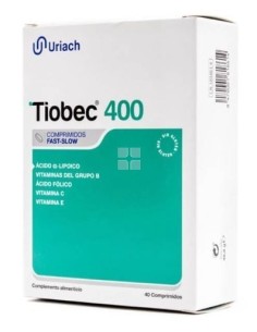 Tiobec 400 40 Comprimidos Fast Slow