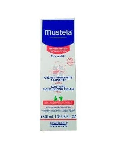 Mustela Crema Hidratante Calmante Facial 40 ml
