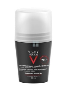Vichy Homme Desodorante Anti-Transpirante Control Extremo 72H Roll - On 50 ml
