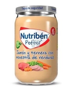 Nutriben Potito Pollo y Ternera con Verduritas 235 gr