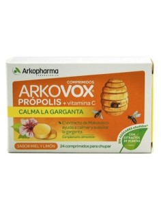 Arkovox Própolis+Vitamina C Sabor Menta 24 Comprimidos