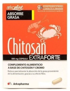 Chitosan Extra Forte 500 mg 30 cápsulas