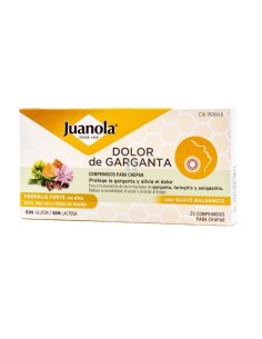 Juanola Dolor de Garganta Propolis Forte 20 Comprimidos para Chupar