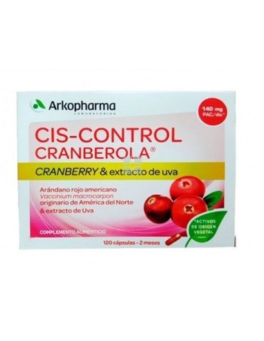 Cis-Control Cranberola 120 cápsulas Arkopharma