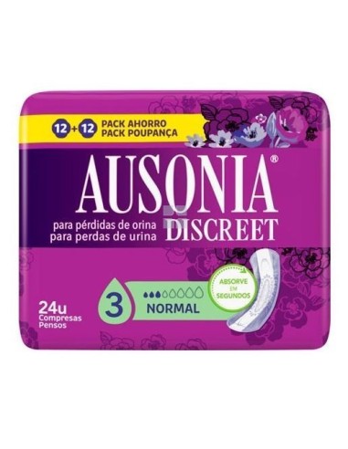 Ausonia Discreet Compresas Normal 24 uds
