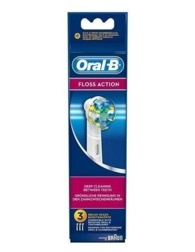 Oral B Cabezal de Recambio Floss Action 3 uds