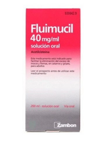 Fluimucil 40 mg/ml Solucion Oral 200 ml