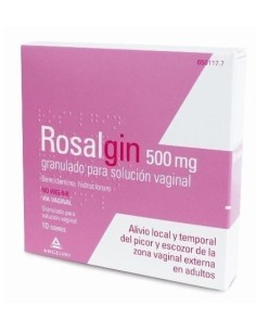 Rosalgin 500 mg granulado Solucion Vaginal 10 Sobres