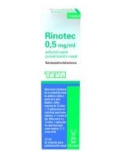 Rinotec 0.5 mg/ml Nebulizador Nasal 1 Frasco 15 ml
