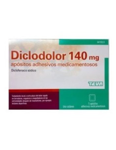 Diclodolor 140 mg 5 Apositos Adhesivos