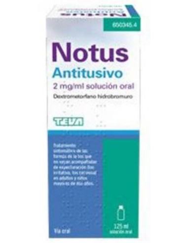 Notus Antitusivo 2 mg/ml Solucion Oral 1 Frasco 125 ml