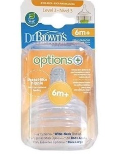 Dr. Brown's Tetina cuello ancho Options+ nivel 3