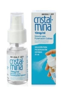 Cristalmina 10 mg/ml Solucion Topica Pulverizador 25 ml