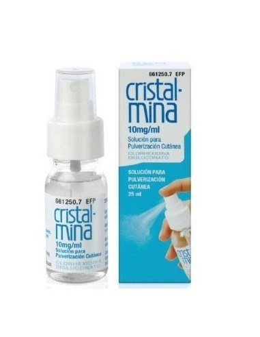 Cristalmina 10 mg/ml Solucion Topica Pulverizador 25 ml