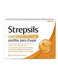 Strepsils con Vitamina C 24 Pastillas para Chupar