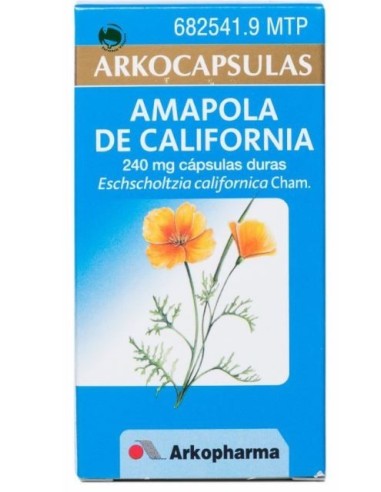 Amapola de California Arkopharma 240 mg 50 cápsulas