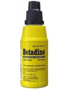 Betadine 100 mg/ml Solucion Topica 1 Frasco 125 ml