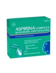 Aspirina Complex 10 Sobres granulado Efervescente