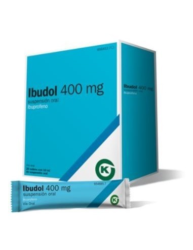 Ibudol 400 mg 20 Sobres Suspension Oral 10 ml