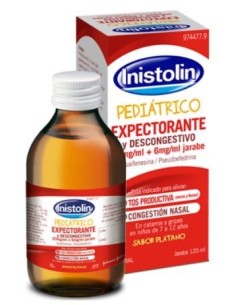 Inistolin Pediatrico Expectorante Descongestivo 20/6 mg/ml Jarabe 120 ml
