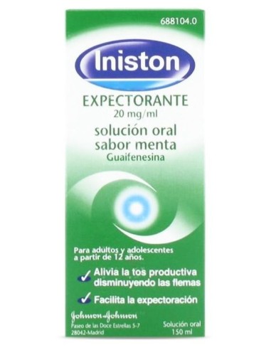 Iniston Mucosidad 20 mg/ml Solucion Oral 150 ml Menta