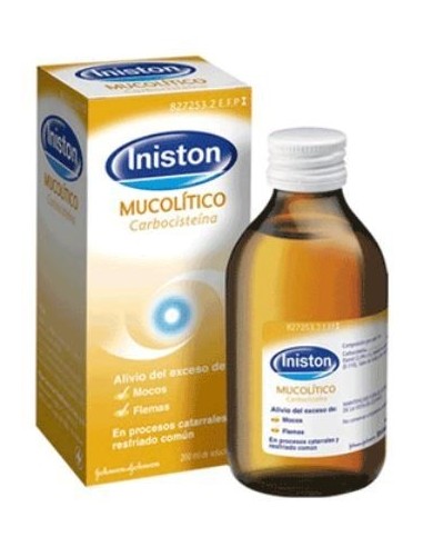 Iniston Mucolitico 50 mg/ml Solucion Oral 1 Frasco 200 ml