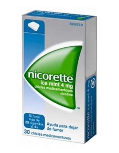 Nicorette Ice Mint 4 mg 30 Chicles