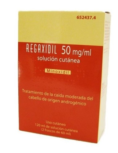 Regaxidil 50 mg/ml Solucion Cutanea 1 Frasco 60 ml