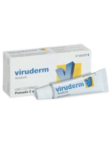 Viruderm 50 mg/g Pomada 1 Tubo 2 gr