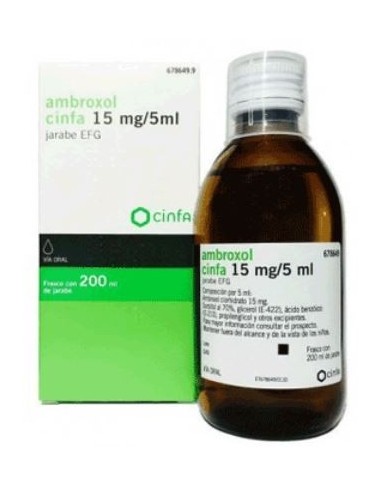 Ambroxol Cinfa EFG 3 mg/ml Jarabe 200 ml (Frasco Pet)